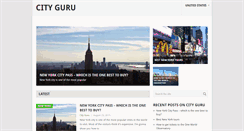 Desktop Screenshot of city-guru.com