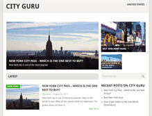Tablet Screenshot of city-guru.com